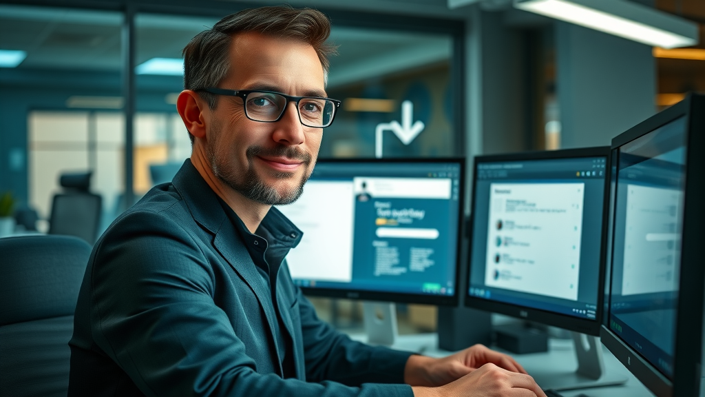 entrepreneur automating affiliate marketing workflows for passive income