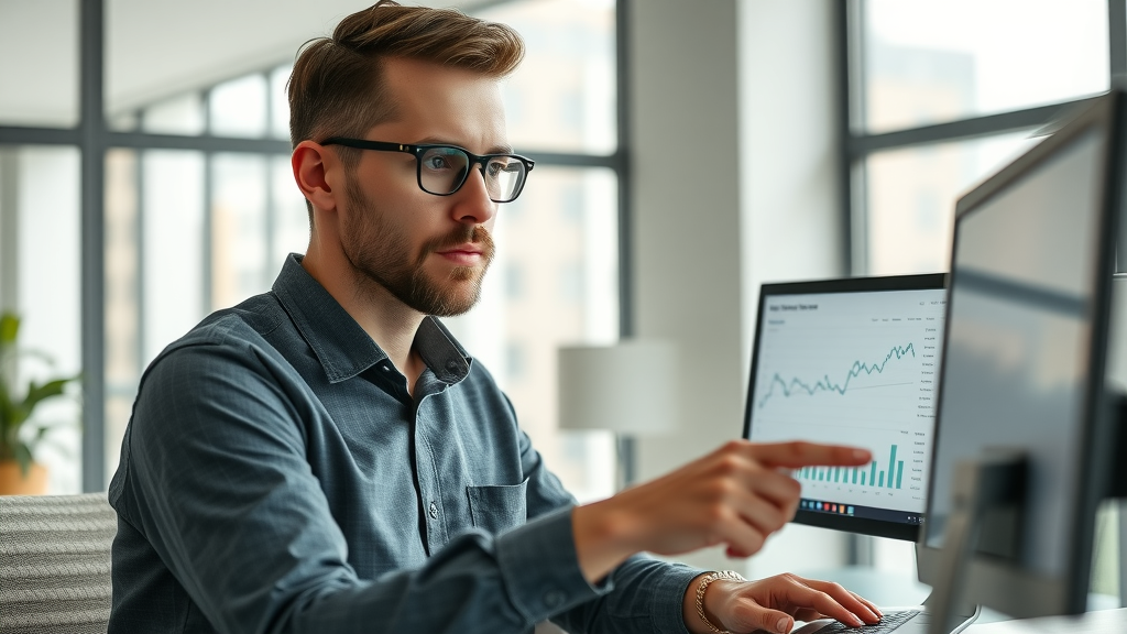 professional blogger comparing income streams, monetizing blogs with affiliate marketing