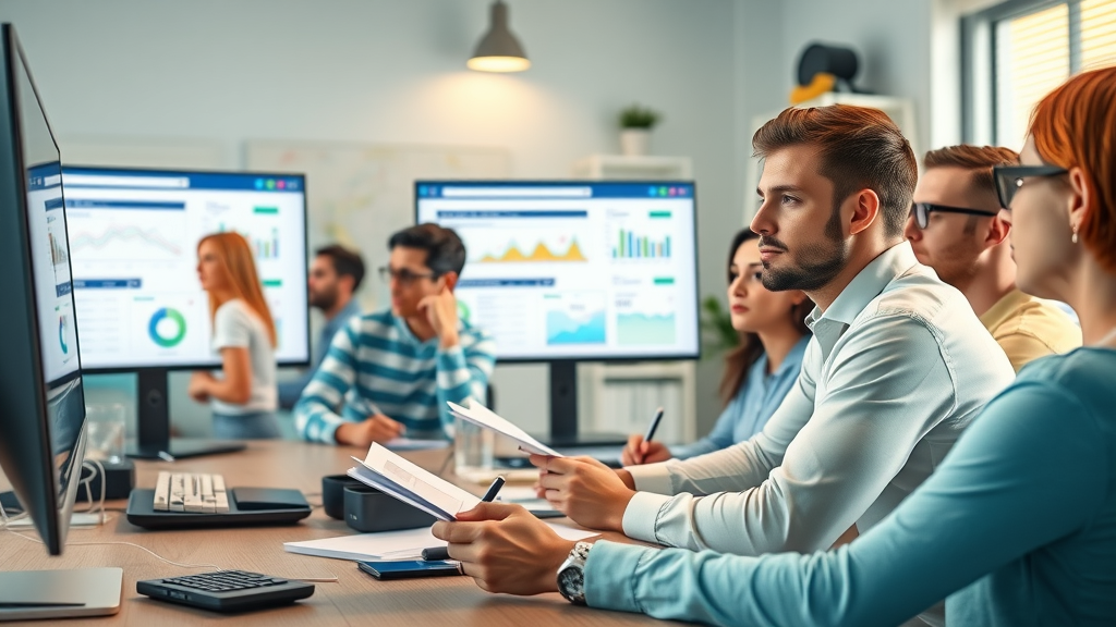 affiliate marketers in interactive training session - unique features of master affiliate profits affiliate program