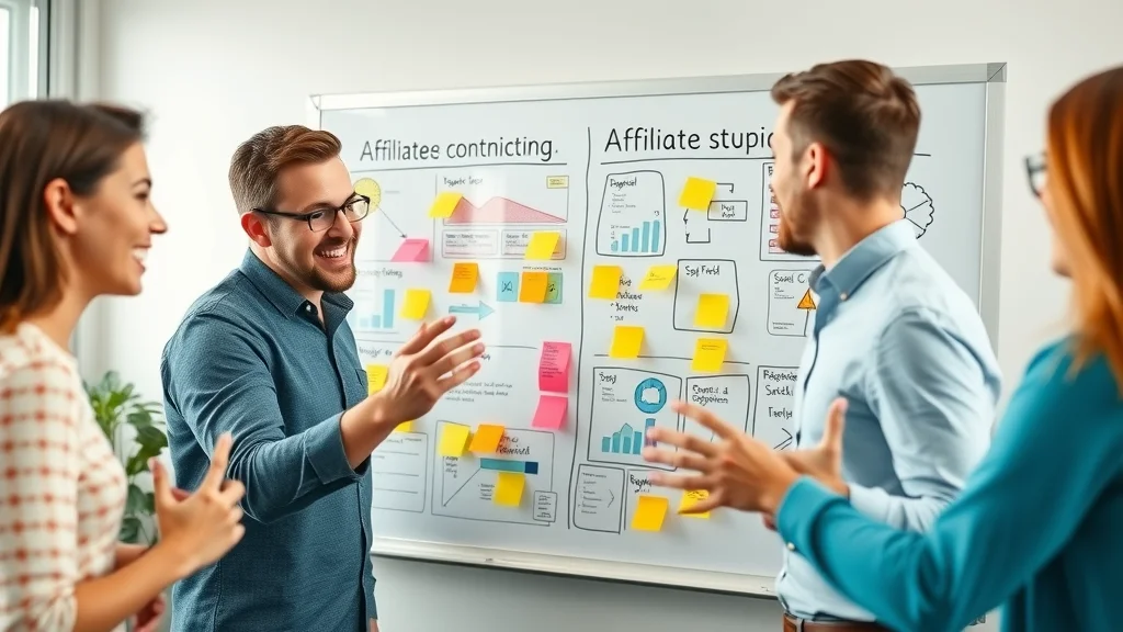 Creative brainstorming session for optimizing affiliate profits on the master affiliate profits affiliate program